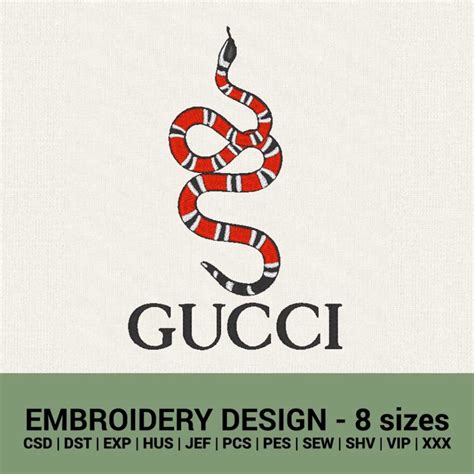 gucci snake embroidery file|Gucci Snake Design .